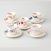NB　花あつめコーヒーセット 磁器 美濃焼 やきものの里から、暮らしを贈ります。　ギフト 食器 セット テーブルウェア