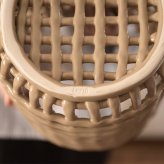ferm LIVING ファームリビング セラミック バスケット ラージ 直径23.5cm 北欧雑貨 インテリア カゴ おしゃれ 小物入れ デンマーク 収納 陶器 ポットカバー 鉢カバー インテリア雑貨 北欧雑貨 キッチン 玄関 リビング