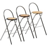 ラタン調折りたたみハイチェア　Arco ONCH0436 PEラタン 幅40cm 奥行50cm 高さ89cm (座面高さ65cm) チェア ラタン調座面 クロムメッキ 韓国インテリア  フォールディングチェア 折りたたみチェア クロムメッキ 軽量 ワンルー