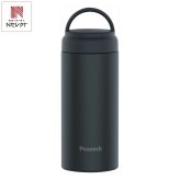 ピーコック ステンレスボトル ハンドル付 350ml グレー マグボトル スクリュー栓 保温保冷 ボトル【北海道・沖縄県・離島 配送不可】