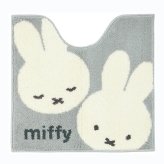 ミッフィー miffy トイレマット カーム グレー トイレ用品