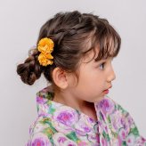 ヘアクリップ お花 2個セット 通販 日本製 Rora キャサリン 髪留め 髪飾り 子供 女の子 キッズ フラワー お団子 かわいい おしゃれ 可愛い 浴衣 夏祭り 甚平 ヘアアクセサリー フォーマル 結婚式 発表会 入学式 卒園式 キッズファッション