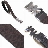 MICHAEL KORS マイケルコース アウトレット MK シグネチャー リバーシブル メンズ ベルト 36S1LBLY1B BROBLK