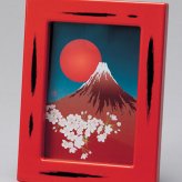 和風フォトフレーム　根来（富士） インテリア 漆器 盆 カタログギフト 景品 粗品