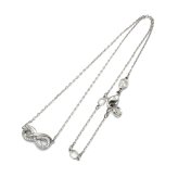 スワロフスキー swarovski ネックレス Hyperbola パヴェ インフィニティ 5687265 ハイパーボラ ペンダント アクセサリー レディース シルバー+ホワイト 海外正規品