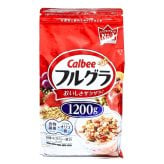 カルビー フルグラ 1200g 大容量 朝食シリアル フルーツグラノーラ チャック付き 食品ストック  大容量 チャック付き 常温食品 朝食 軽食 オーツ麦 フルーツグラノーラ