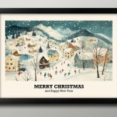 日本製 メリー クリスマス Xmas Christmas サンタクロース ビンテージイラスト A3 サイズ ポスター アート おしゃれ 絵画 インテリア 北欧 イラスト マット紙 艶消し アートパネル 額 フレーム デザイン 壁掛け ギフト 新築祝い ディスプレイ  速達 送料無料