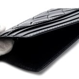 ボッテガヴェネタ BOTTEGA VENETA カードケース イントレチャート ブラック 黒 メンズ レディース 本革 カーフレザー 薄型 スリム カード入れ 6枚収納 名刺入れ カードホルダー 635057 V3US3 8803