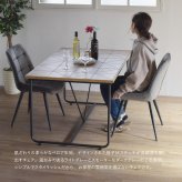 ボックスステッチチェアー ONDC-0051 チェア 家具 リビング ダイニングチェア インテリア アンティーク かっこいい おしゃれ 椅子 高級感 ゆったり レザー ブラウン ベージュ グレー ベロア ボックス ステッチ 新生活