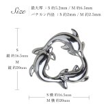ハワイアンジュエリー シルバー ネックレス 3ドルフィン イルカ ネックレス ロジウムコーティング シンプル シルバー925 ギフトラッピング可能 チェーン 長さ選べる メンズ レディース 誕生日 プレゼント ハロウィン 【品番：CG-002-11-02】