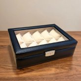正規品 ロイヤルハウゼン 腕時計 収納ケース 10本 牛革 時計ケース ウォッチケース コレクションケース 鍵付き ブラック メンズ レディース Royal hausen 成人 卒業 入学