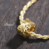 ハワイアンジュエリー ペンダントトップ シルバー925 マイレリーフ 葉 カットアウトチューブ イエローコーティング ネックレス チェーン別売り ペンダントヘッドのみ 夏 サマー 【品番：SP3253】