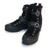コンバース CONVERSE スニーカー 厚底 メンズ レディース ハイカット シャークソール ST Z SHIN-HI ブラック/ブラック ALL STAR SHARKSOLE ST Z SHIN-HI