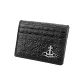 ヴィヴィアン ウエストウッド カードケース コンパクト メンズ レディース ブランド Vivienne Westwood ロゴ 5402000EM L003E N403 BLACK ビビアン