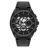 コーチ 腕時計 メンズ 正規品 5年保証 ジャクソン 42mm ブラック 黒 レザーベルト マルチファンクション 曜日 日付 24時間計 おしゃれ 男性 彼氏 夫 父 息子 誕生日 記念日 プレゼント ギフト 純正ショッパー付き COACH JACKSON 成人 卒業 入学