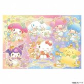 サンリオ ジグソーパズル キャラクターズ キラキラおやつタイム 150ラージピース パズル 子供 知育玩具 おもちゃ 女の子 室内遊び ギフト プレゼント クリスマス 誕生日 サンリオ正規ライセンス品