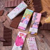 第3世界ショップ Artisan 板チョコ mnr-0748 チョコレートオーガニック フェアトレード/かわいい/おしゃれ 人気/ミルク ヘーゼルナッツ ソルト キャラメル ラズベリー/パッケージ/アート/バレンタイン プチギフト プレゼント/お菓子/有機JAS認証/