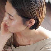 セカンドピアス つけっぱなし 天然石 3mm 軸太 ジュエリー 3種類 金属アレルギー ステンレス 医療用 サージカル 誕生石 片耳 片方【全品1個ずつバラ売り】 プレゼント