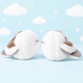 ぬいぐるみ マスコット 動物 シマエナガ 鳥 可愛い かわいい [ エール ぱたぱた！シマエナガ マスコット 〜ほわほわ〜 ]  キーホルダー おもちゃ 3歳 4歳 5歳 6歳 子供 キッズ