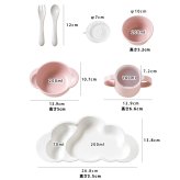 【正規販売店】10mois マママンマ グランデセット | ディモワ mamamanma ベビー食器 ベビー食器セット 子ども食器 食器 食器セット 日本製 離乳食 お食い初め すくいやすい