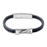 ポリス ブレスレット メンズ ブランド POLICE CONTORTO GB0081706 ネイビー シルバー アクセサリー