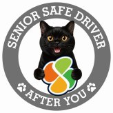 カーサイン 高齢者マーク SENIOR SAFE DRIVER ボンベイ ステッカー シール 直径13cm 肉球 日本製 車
