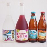 鍛高譚とクラフトビール4本セット(合同酒精鍛高譚の梅酒12度(北海道) 合同酒精しそ焼酎 鍛高譚20度(北海道) コナビールビッグウェーブ ゴールデンエール(アメリカ) コナビールロングボード アイランドラガー(アメリカ)) 720ml×2本 330ml