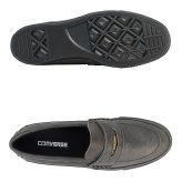 コンバース CONVERSE スニーカー メンズ レディース ローカット レザー オールスター コインローファー ワックスドレザー ビンテージブラック 31319361