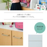 ラック カウンター下 おもちゃ 動くボックス付き 幅60 高さ85 カウンター下収納 奥行35cm 扉付き おもちゃ箱 キャスター付き リビング 収納 棚 子供部屋 子供 新生活