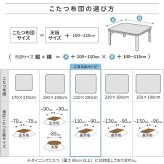 リバーシブルコーデュロイ保温綿入こたつ布団-ロア 210x190cm SAI 彩 長方形 こたつ布団単品 保温 あったか 掛け布団 かけふとん コタツ 炬燵 こたつぶとん おしゃれ シンプル ベーシック ナチュラル 北欧 高級感 ブラウン ベージュ 冬用