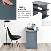 Noko ハーフラウンドテーブル NKDT0379 半円ダイニングテーブル ダイニングテーブル 韓国スタイル モダン 楕円形 木製 ユーティリティシェルフ幅85cm 奥行54cm 高さ72cm 新生活
