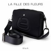 LA FILLE DES FLEURS ショルダーバッグ レディースバッグ ラ フィーユ デ フルール ブラック 黒 軽い 肩掛け バッグ レディース おしゃれ トラベルバッグ 旅行 コンパクト 斜め掛け 小型バッグ ミニバッグ ポシェット 鞄 カバン 現品限り 