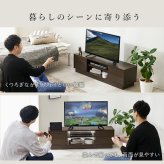 テレビ台 テレビボード ローボード 幅110cm 奥行30cm 32～49型対応 収納付き TV台 ロータイプ 可動棚 オープン収納 扉付き収納 スリム コンパクト ワンルーム 一人暮らし リビング収納 木目調 シンプル モダン 北欧風 グレー