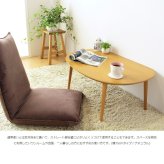 テーブル ロー 楕円 オーバル 半円 コンパクト リビング 小さめ 北欧 おしゃれ ミニ かわいい 丸 木製 キッズ 小さい 幅75cm 子供 角丸 ナチュラル 一人暮らし iw-3050