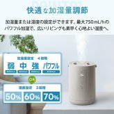 スチーム式加湿器 加熱式 加湿器 スチームポット 上部給水 3L 大容量 最大750mL/h 最大19畳 湿度設定 4段階調節 オフタイマー チャイルドロック お手入れ簡単 クエン酸洗浄 清潔 乾燥対策 寝室 リビング オフィス おしゃれ 北欧 冬 ギフト 新生活 THREEUP スリーアップ