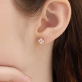 【無料ラッピング】  カナルヨンドシー Canal 4℃ カナル4℃ K18ピンクゴールド ピアス モアサナイト ブランド 正規品 新品 ギフト プレゼント 人気 おすすめ 誕生日 記念日 クリスマス 送料無料