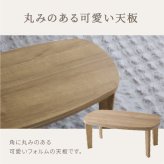 ミルキータッチ布団＋こたつテーブルセット こたつ 布団セット こたつテーブル 楕円テーブル こたつ布団 2点セット なめらかタッチ コタツ センターテーブル ローテーブル かわいい 布団グレージュ 布団モカブラウン