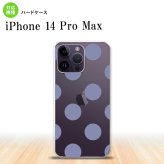 iPhone14 ProMax iPhone14 Pro Max スマホケース 背面ケース ハードケース ドット 水玉 A 紫 2022年 9月発売 nk-i14pm-007