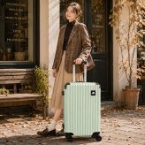SCANDINAVIAN FOREST キャリーケース 63L Mサイズ 大容量 スーツケース 4-6泊 宿泊 旅行 出張 シンプル レディース ギフト プレゼント ピンク sfrs2401-m