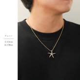 ハワイアンジュエリー シルバー ペンダントトップ スターフィッシュ ヒトデ ひとで 海星 ジルコニア シルバー925 ネックレス チェーン別売 イエローコーティング aumakua メンズ レディース 誕生日 プレゼント ハロウィン 【品番：445-11-02】