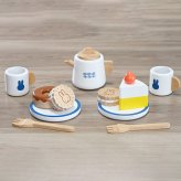 【10/6発売】積み木 ミッフィー ティーセット | 3歳 ままごと おもちゃ 子供 男の子 女の子 木のおもちゃ ミッフィー ブルーナ 出産祝い 木製玩具 知育玩具 女の子 男の子 キッズ 幼児 子ども 木製 NICHIGAN ニチガン