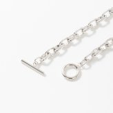 リンク チェーン ブレスレット シンプル お揃い ペアアクセ シルバー ゴールド ユニセックス Brass