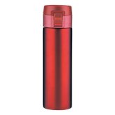 真空二重 ワンタッチボトル 300mL 赤 マグボトル 水筒 保温保冷 ボトル ワンタッチオープン【北海道・沖縄県・離島 配送不可】