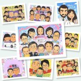 似顔絵 結婚記念日 ギフト 贈り物 名入れ プレゼント 手描き 結婚記念日 結婚30周年 記念日 金婚式 周年記念 結婚10周年 お祝い 大人数 夫婦 両親 お母さん お父さん 家族 名入れ 修正無料 下書き確認 サプライズ 喜ばれる 一生もの 似てる 思い出 結婚記念日 記念 感謝 節目 傘寿祝い 喜寿祝い ハロウィン 同窓会 米寿祝い オリジナル 闘病中の方への励まし