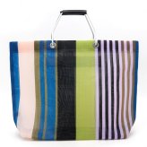 マルニ MARNI トートバッグ マルニマーケット フラワーカフェ ストライプバッグ ミレー SHMHR08A01 TN296 STV35 メッシュ レディース 大容量 軽量 ブランド 新品 ギフト プレゼント