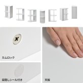BF DECO 3段ラック 幅50 BFRC0377 ディスプレイシェルフ ラック 韓国スタイル カジュアル 角型 木製 オープンラック幅50cm 奥行30cm 高さ72cm