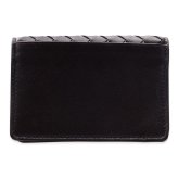 ボッテガヴェネタ 名刺入れ メンズ レディース イントレチャート カードケース BOTTEGA VENETA ダークブラウン フォンダン 本革 ラムレザー ビジネス 名刺ケース カードホルダー 133945 V3UN1 2145