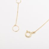 ステーション ワン パール ブレスレット K10 ゴールド 10金 アクセサリー 華奢 プレゼント ペア