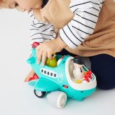 誕生日プレゼント Hola Toys オラトイズ 音がいっぱい 操縦できる ひこうき 飛行機 おもちゃ 乗り物 のりもの リモコン サイレン 搭乗音 音が鳴る 音楽 自動走行 自分で走る ごっこ遊び パイロット 人形付き 知育玩具 1歳半 18カ月 2歳 3歳 男の子 女の子 お祝い ギフト