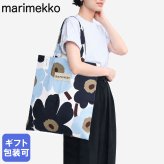 マリメッコ marimekko トートバッグ ピエ二 ウニッコ ブルーベリー ホワイト コールドブルー 76025 076025 145 北欧雑貨 北欧デザイン 送別会 誕生日 お中元 結婚祝い 結婚式 高級 父の日 母の日【スペシャルラッピング660円(別売り)】 ホワイトデー ネコポス